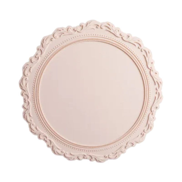 Set De Table Silicone Gaufré Rond Style Nordique Chic