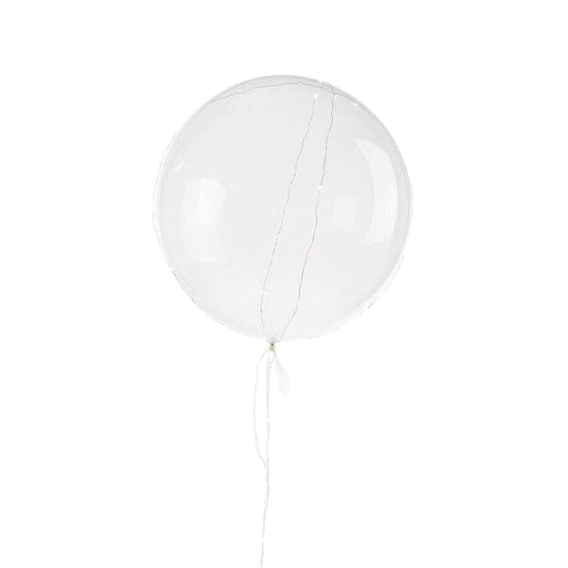 Éclairages de Salle Ballons LED Transparents Lot de 5