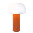 Lampe Champignon Orange Rechargeable Avec Interrupteur Tactile