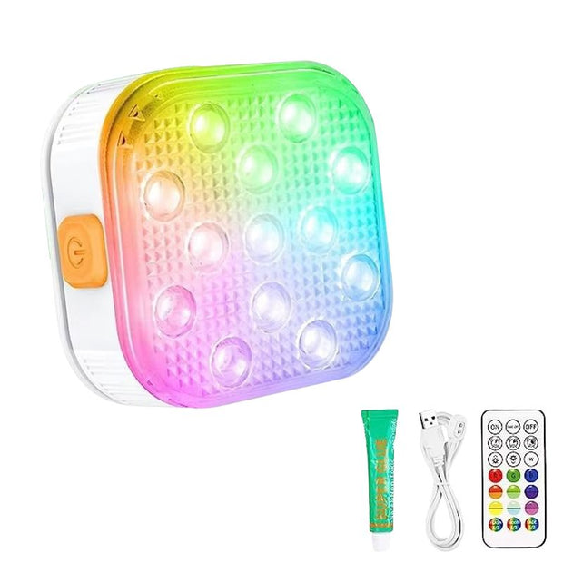 Éclairage de Piscine LED Submersible Rechargeable avec Télécommande