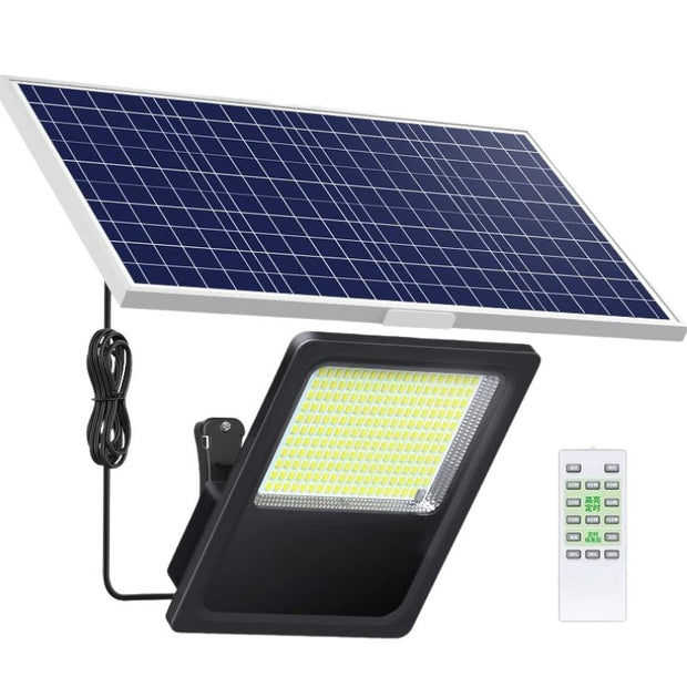 Projecteurs d’Extérieur Solaires LED avec Panneau et Télécommande