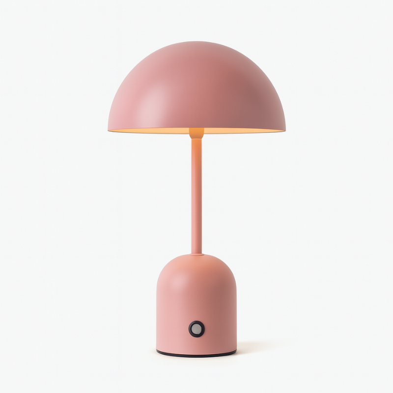 Lampe Champignon Rose Élégante Pour Décoration