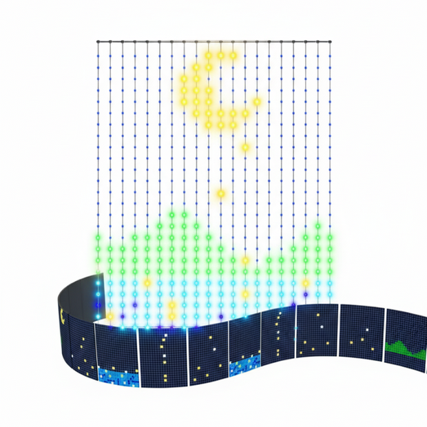 Guirlande Rideau Lumineux LED Intelligent