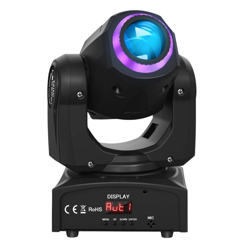 Éclairage Festif Projecteur LED Mobile Effet Lumière Rotative