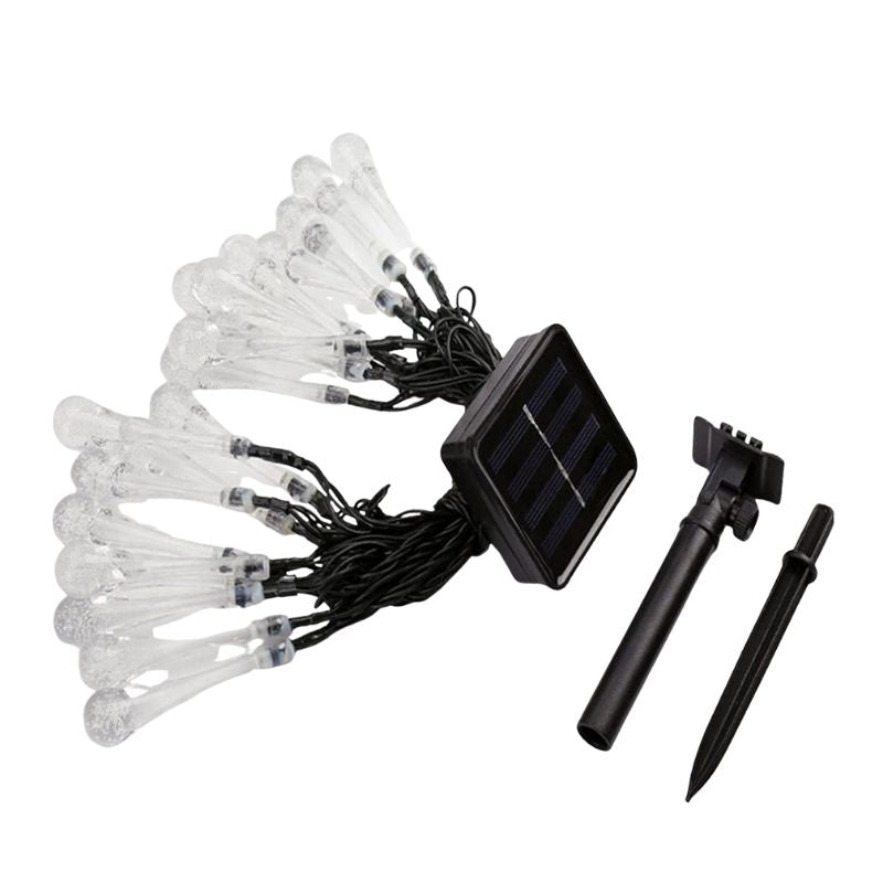 Guirlandes Solaires LED Goutte d’Eau
