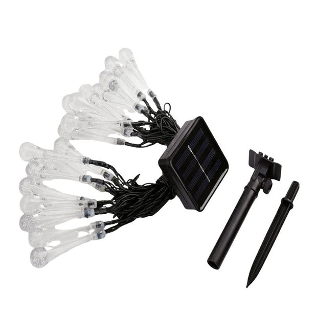 Guirlandes Solaires LED Goutte d’Eau