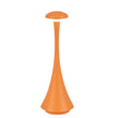 Lampe Champignon Orange Fine Et Élégante