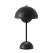 Lampe Champignon Noire Avec Dôme Lumineux