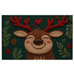 Décorations de Noël Tapis Renne Souriant