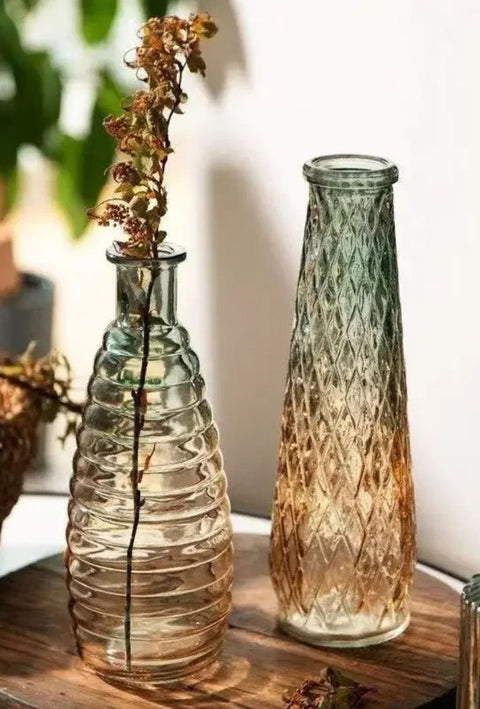 Vase en Verre de Cristal Epais