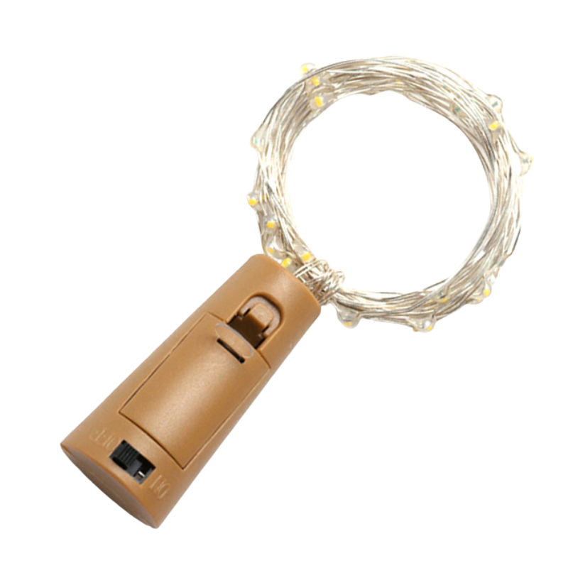 Guirlandes à Piles LED Lumineuses pour Bouteilles