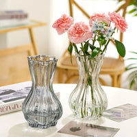 Vase en Cristal Transparent pour Fleurs