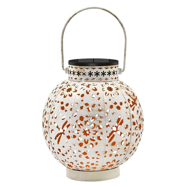 Luminaires Solaires Décoratifs à Motifs Perforés