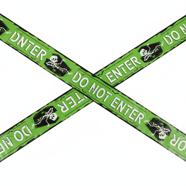 Décorations Halloween Bande d’Avertissement Effrayante