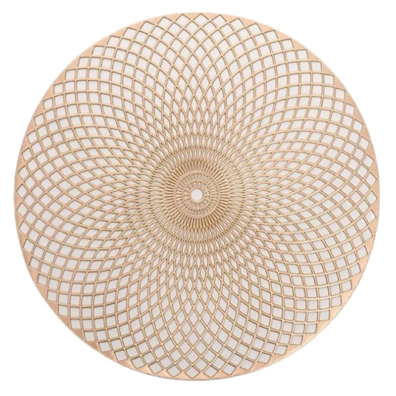 Set De Table Vinyle Motif En Spirale Brillant