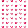 Guirlandes pour Anniversaire Papillon Rose 3D Lot de 4