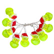 Guirlandes de Noël LED Grinch avec Chapeau Rouge