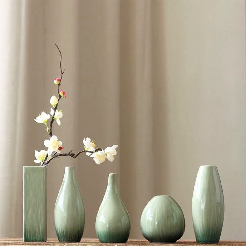 Petit Vase Vert en Céramique