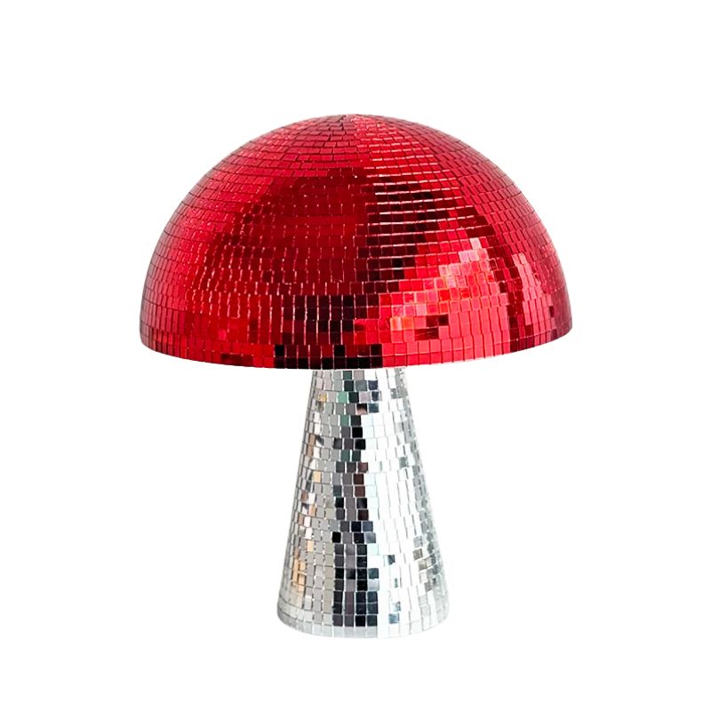 Lampe Champignon Style Discothèque Effet Miroir
