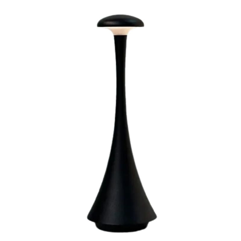 Lampe Champignon Noire Sculpturale Et Chic