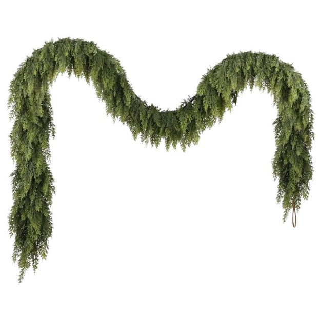 Décorations de Noël Guirlande de Feuillage Vert