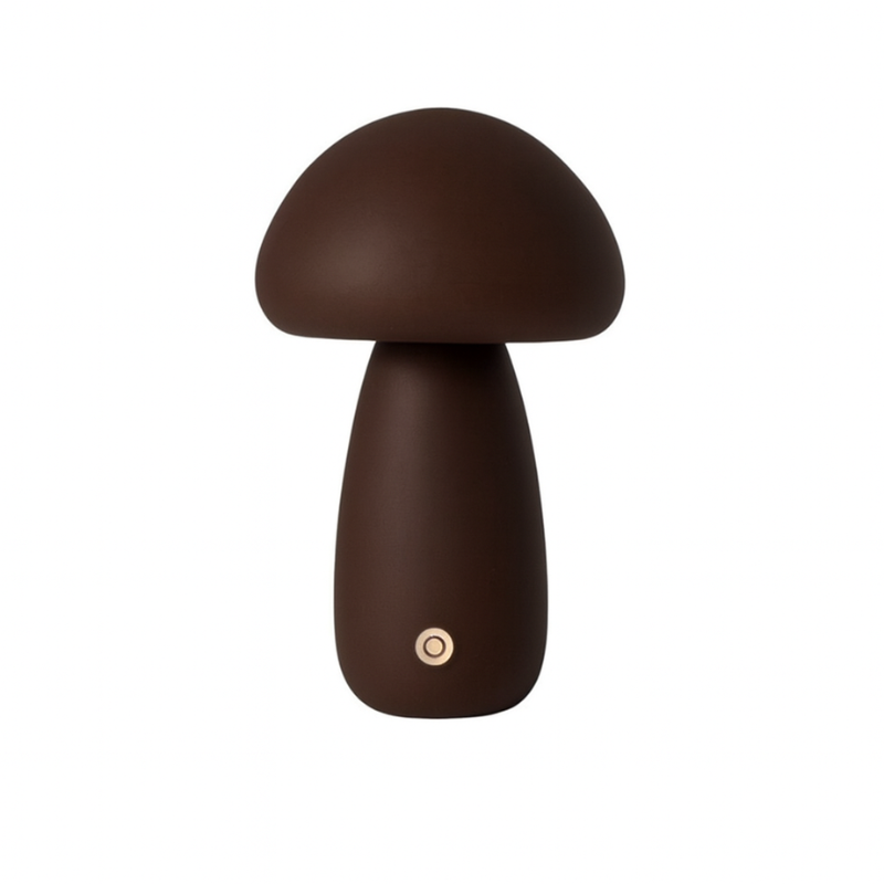 Lampe Champignon Tactile Moderne En Bois