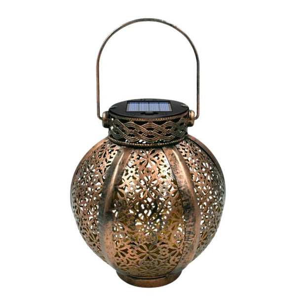 Luminaires Solaires Décoratifs en Métal Sculpté Style Vintage