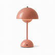 Lampe Champignon Rose Minimaliste