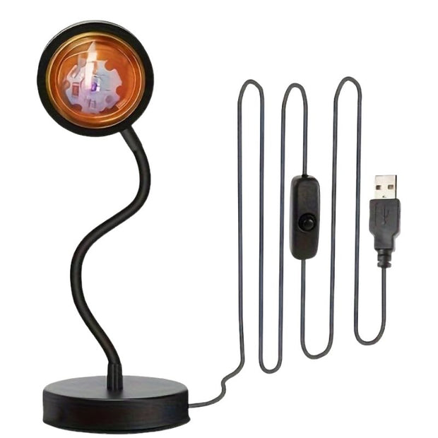 Lampes d'Ambiance LED Projecteur Coucher De Soleil