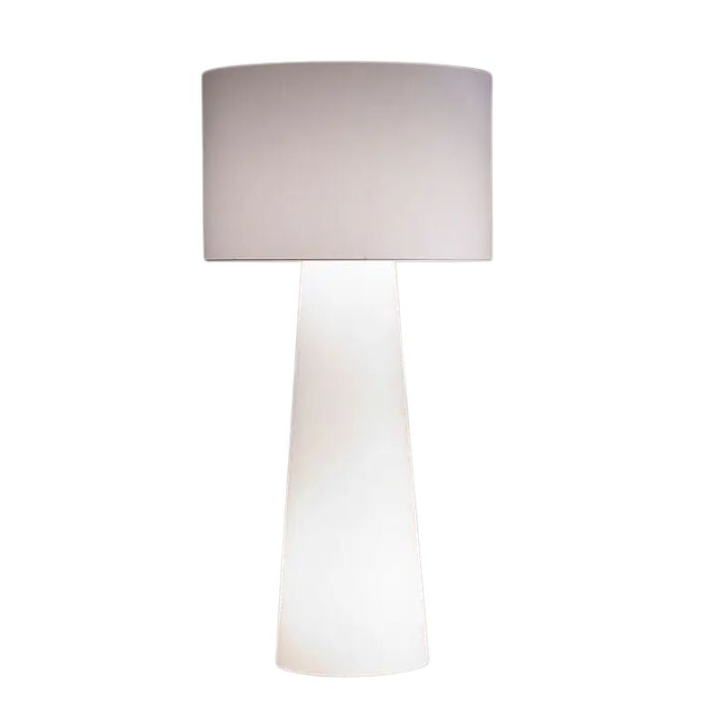 Lampe Champignon Blanche En Tissu Élégante Et Lumineuse