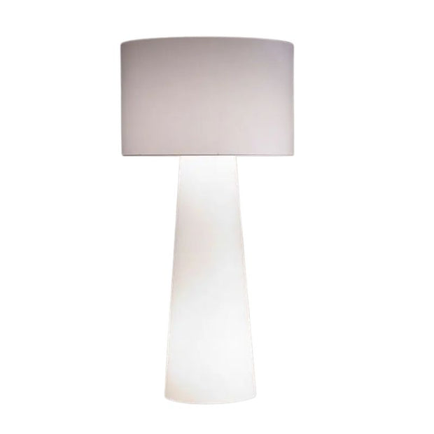 Lampe Champignon Blanche En Tissu Élégante Et Lumineuse
