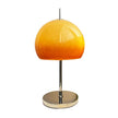 Lampe Champignon Orange En Verre Brillant