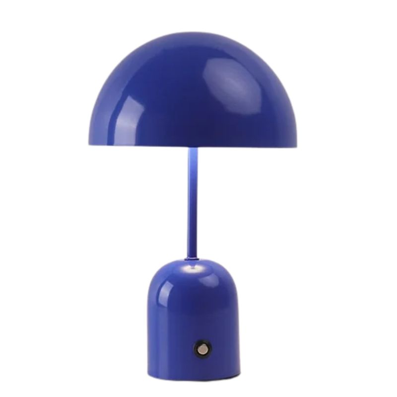 Lampe Champignon Bleue Moderne Avec Interrupteur Tactile