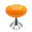 Lampe Champignon Orange En Verre Et Métal