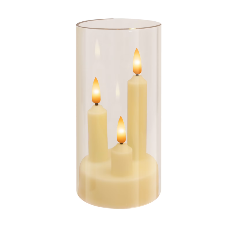 Bougies LED Électroniques Réalistes Effet Flamme