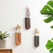 Vase Mural Moderne en Bois