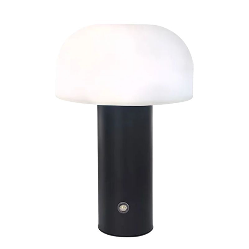 Lampe Champignon Noire Design Minimaliste