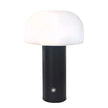 Lampe Champignon Noire Design Minimaliste