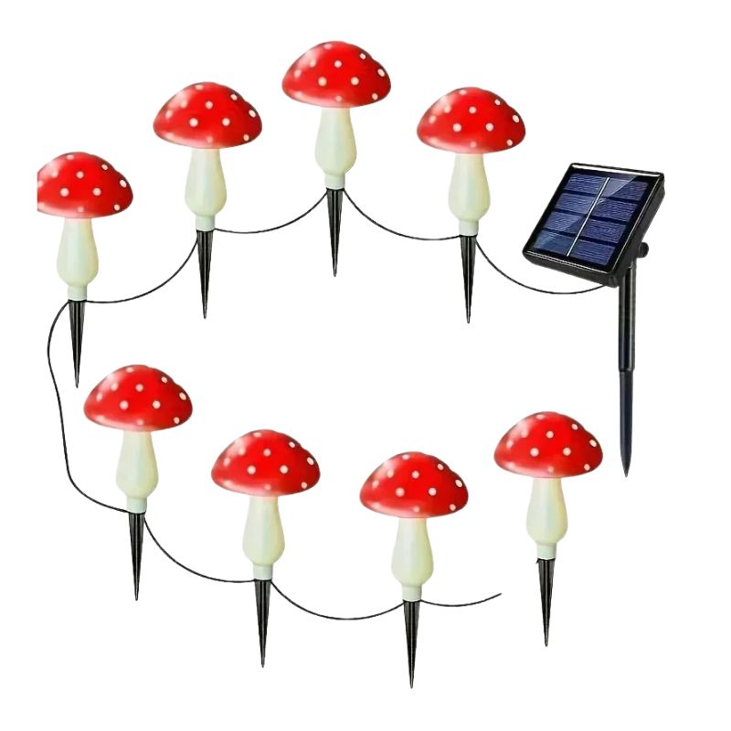 Lampe Champignon Egmont Toys Rouge Design Enchanté Lot de 8