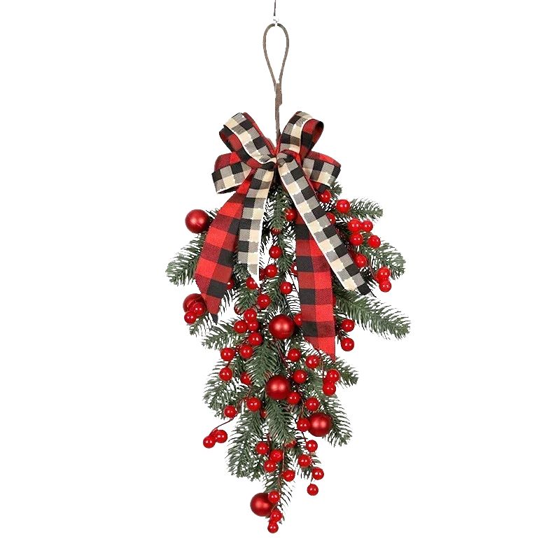 Décorations de Noël Bouquet de Baies Rouges