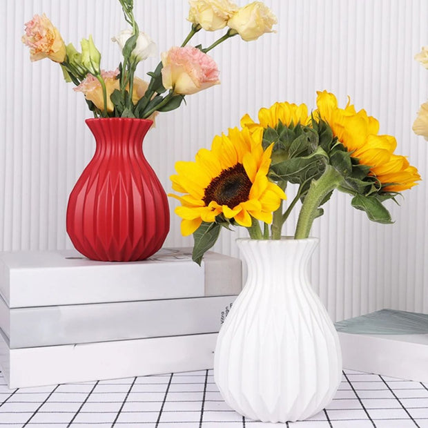 Vase Fleur Style Nordique en Céramique