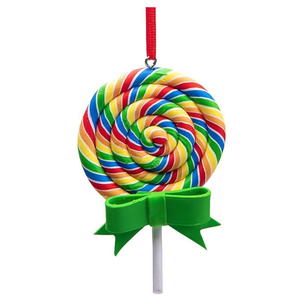 Décorations de Noël Sucette Colorée avec Nœud