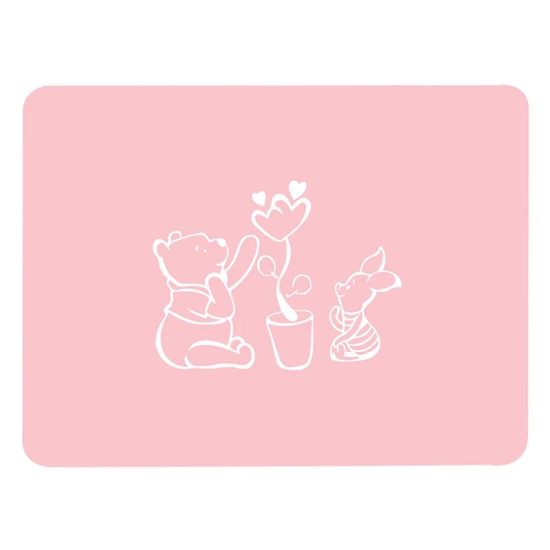 Set De Table Silicone Rose Avec Motif Mignon Et Doux