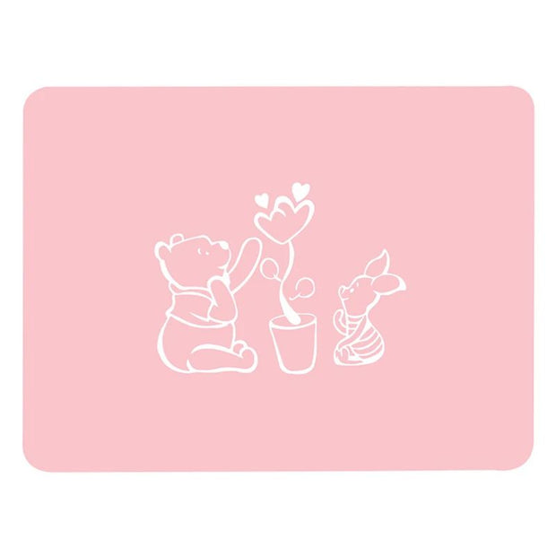 Set De Table Silicone Rose Avec Motif Mignon Et Doux