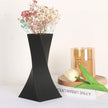 Vase Géométrique Noir 3D