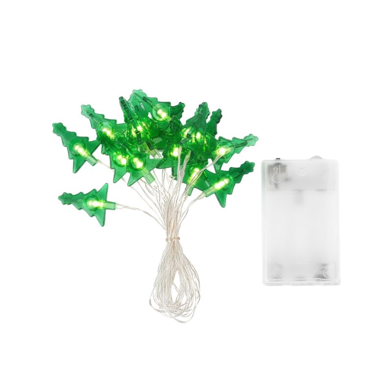 Guirlandes de Noël LED Sapins Verts