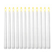 Bougies LED Coniques Avec Flamme Réaliste Lot de 12