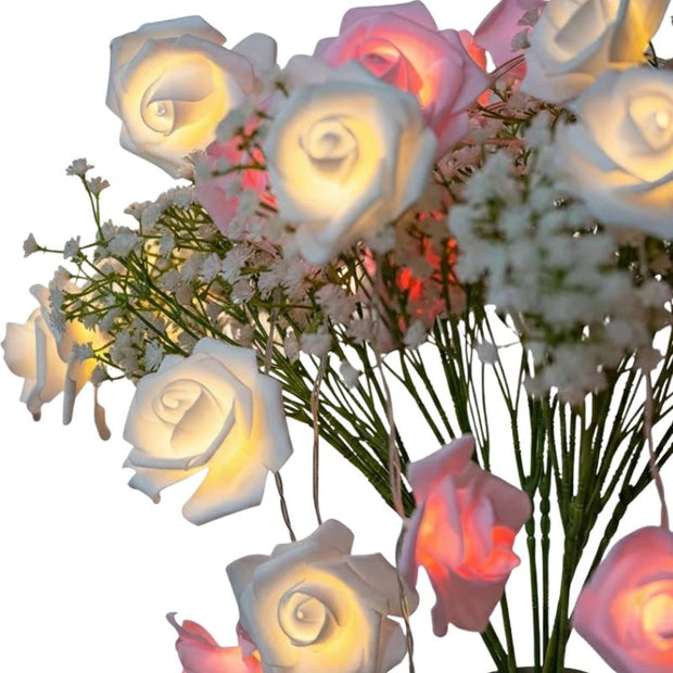 Guirlandes pour Anniversaire Roses Lumineuses LED
