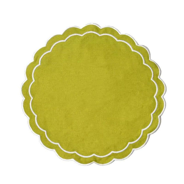 Set De Table En Coton Brodé Chic Et Élégant 10 Pièces