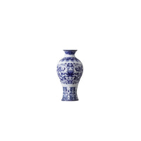 Vase Chinois Mural Style Antique avec Motif de Bambou